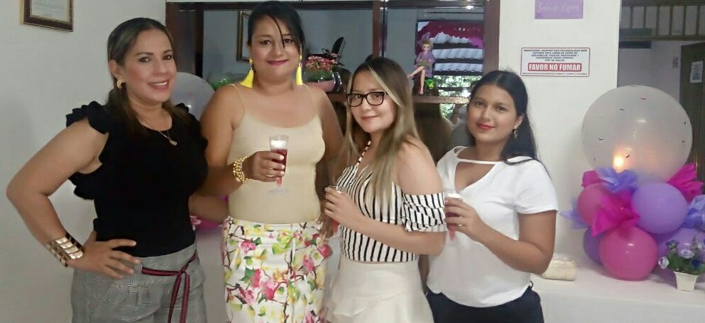 Diana Marcela Piedrahita, Marcela Hurtado, Delis Gutiérrez y Valentina Santos